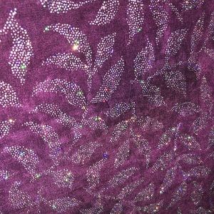 Purple sparkly a-Line dress